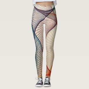 Leggings für geometrische Abstrakte Muster