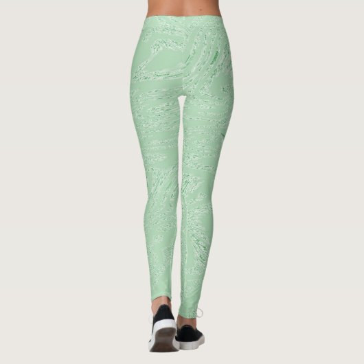 Leggings für grünes Eis (Rückseite)