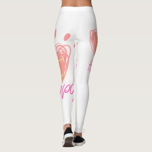 Leggings für Herzdesign (Rückseite)