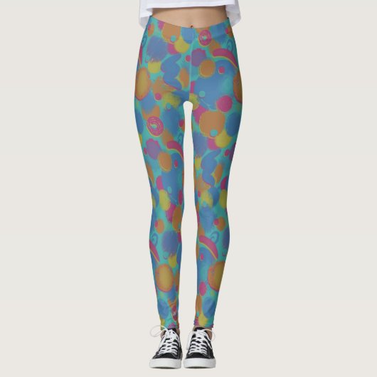 Leggings für hintere Pinselmuster (Vorderseite)