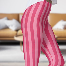 Leggings für klassisches Getreide und rosa Streife