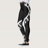 Leggings für Klaviertastatur (Links)