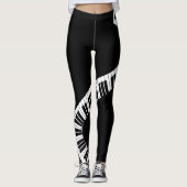 Leggings für Klaviertastatur (Vorderseite)