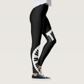 Leggings für Klaviertastatur (Rechts)