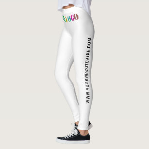 Leggings für kundenspezifische Firmenlogo und Text