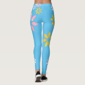 Leggings für künstlerisch-farbige Muster (Rückseite)