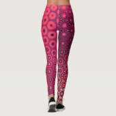 Leggings für lebendige Gradient Sternexplosion Mus (Rückseite)