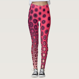 Leggings für lebendige Gradient Sternexplosion Mus
