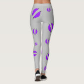 Leggings für lila Datenträger (Rückseite)