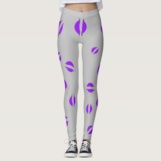Leggings für lila Datenträger (Vorderseite)