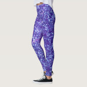 Leggings für lila Glitzer (Links)