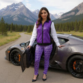 Leggings für lila Kreise