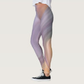 Leggings für lila Orangenflüssigkeitsdrucke (Links)