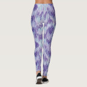Leggings für lila und blaue Farbmuster (Rückseite)