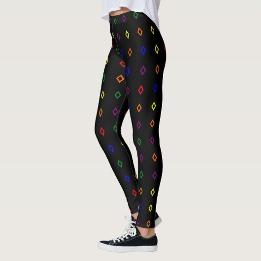 Leggings für Musterfarben mit Diamantform (Links)