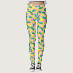 Leggings für niedliche Bananenmuster