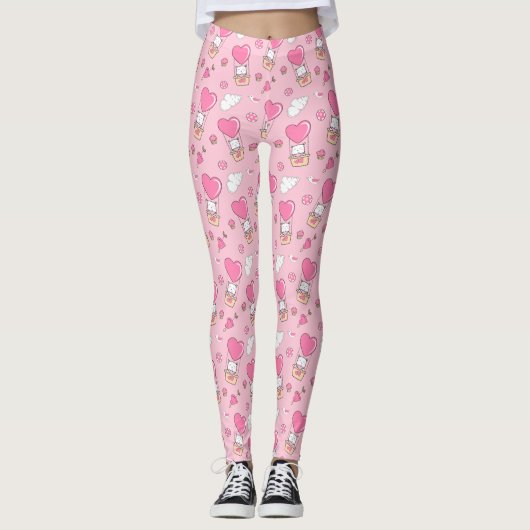 Leggings für niedliche Cat Pattern (Vorderseite)