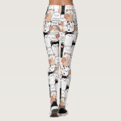 Leggings für niedliche Hunde (Rückseite)