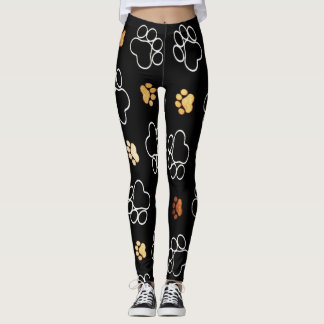 Leggings für Paw Print