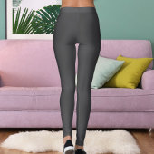 Leggings für personalisierte Soft Gold Dunkel Grau