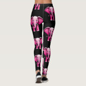 Leggings für rosa Elefanten (Rückseite)