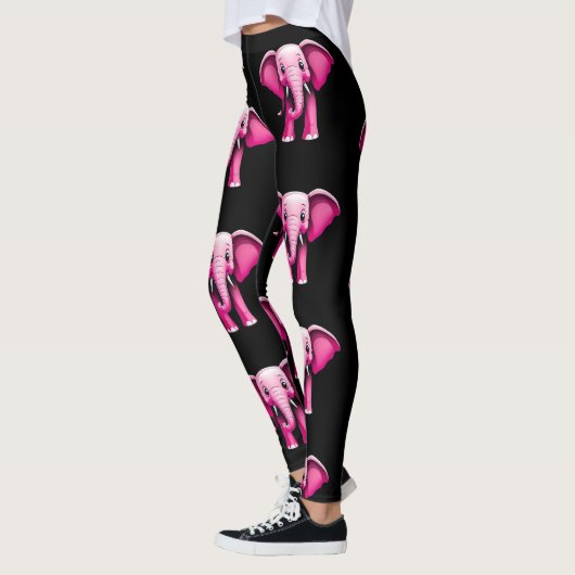Leggings für rosa Elefanten (Links)