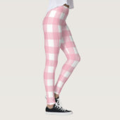 Leggings für rosa und weiße Tafelmuster (Rechts)