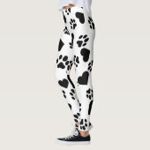 Leggings für Schwarze Katzen Print & Herz (Links)