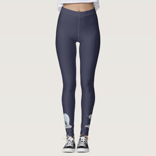 Leggings für Snowflake-Polar (Vorderseite)