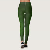 Leggings für tief grüne, texturierte Stürze (Rückseite)