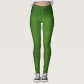 Leggings für tief grüne, texturierte Stürze (Vorderseite)