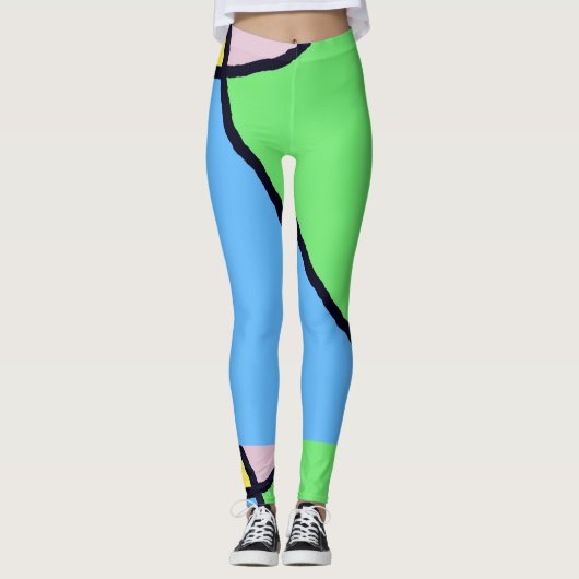 Leggings für zerbrochene Tile Brights (Vorderseite)