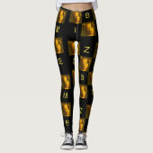 Leggings für Zombie Teddy Bären (Vorderseite)
