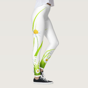 Leggings - Gänseblümchenwiese