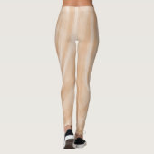 Leggings Gefärbte Krawatten aus weichem Hautton (Rückseite)