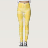 Leggings-Gelb-Kariert Leggings (Vorderseite)