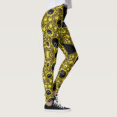 Leggings ~ gelb schwarz ~ Original (Rechts)