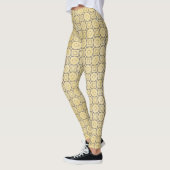 Leggings, gelb und grau geometrisch leggings (Links)