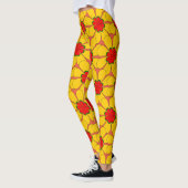 Leggings - Gelbe Blumen (Links)
