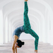 Leggings gestalten lebendige Ocean Patterns