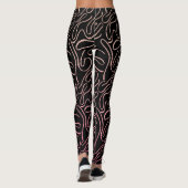Leggings Glitzer rosa (Rückseite)