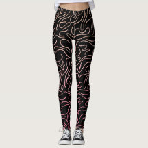 Leggings Glitzer rosa