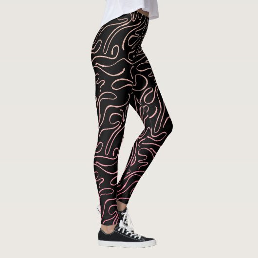 Leggings Glitzer rosa (Rechts)