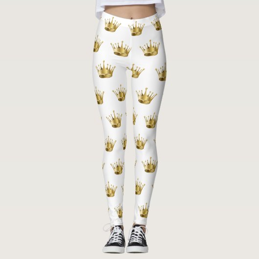 Leggings-Gold-Krone Leggings (Vorderseite)