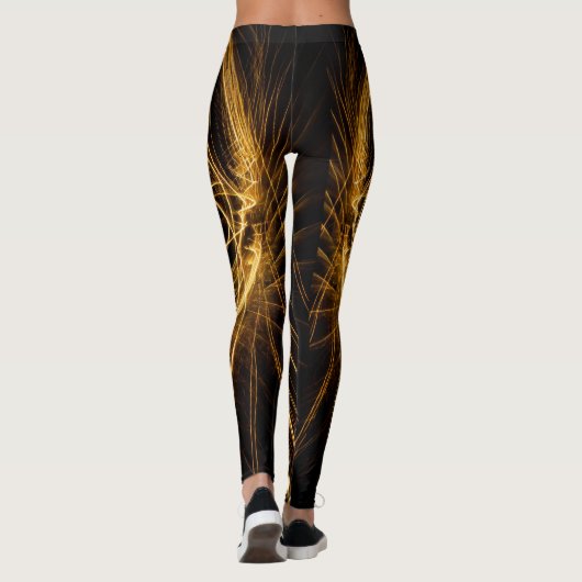 Leggings "Goldene Eleganz" (Rückseite)