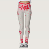 LEGGINGS GRAU UND ROT (Vorderseite)