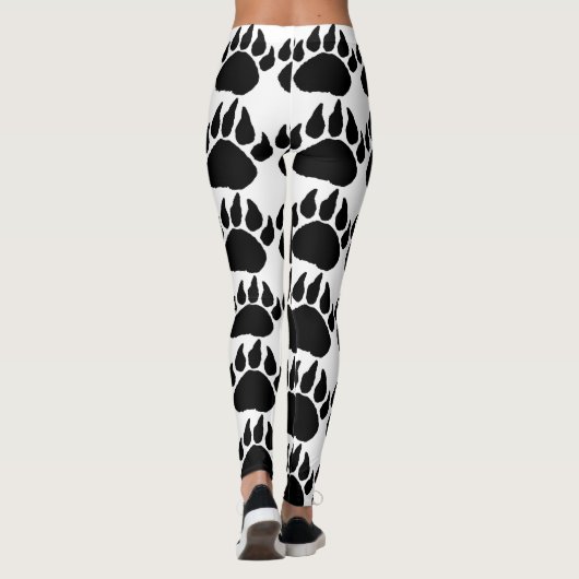 Leggings - großer Bärn-DruckChic (Rückseite)