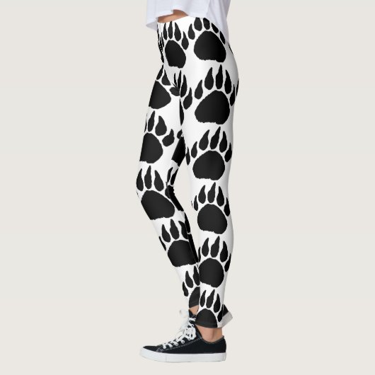 Leggings - großer Bärn-DruckChic (Links)