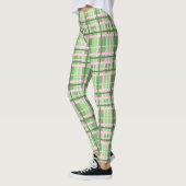 Leggings-Grün-Kariert Leggings (Links)