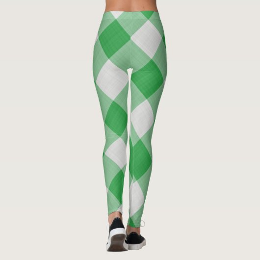 Leggings grün/weiß (Rückseite)